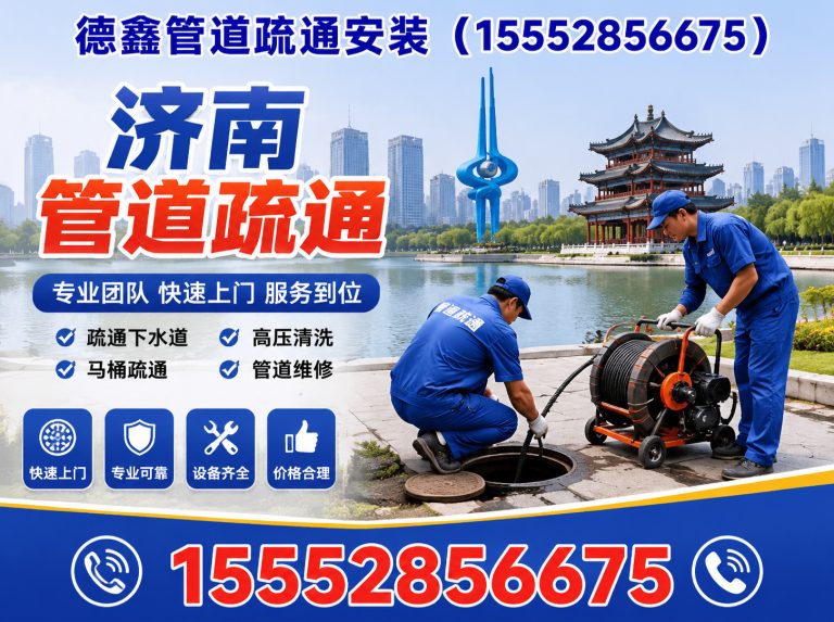 济南高新技术产业开发区德鑫管道疏通安装展示图