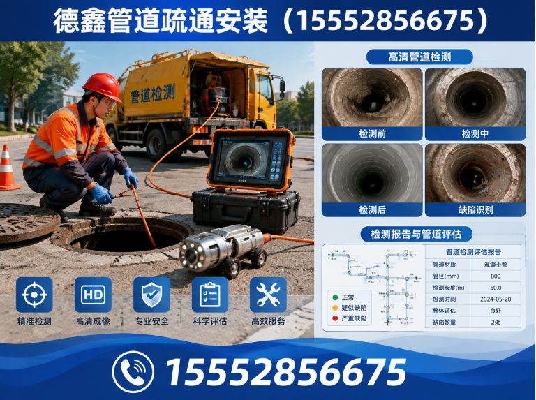 济南高新技术产业开发区济南管道疏通展示图